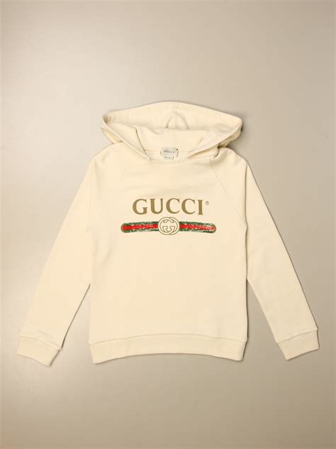 Felpa bambino con logo Gucci .